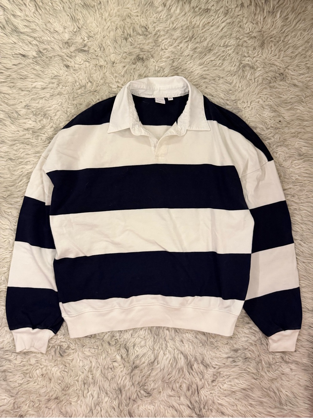 TNA Mighty Cotton™ ‘Lomu’ Polo - Lt Birch/ Admiral